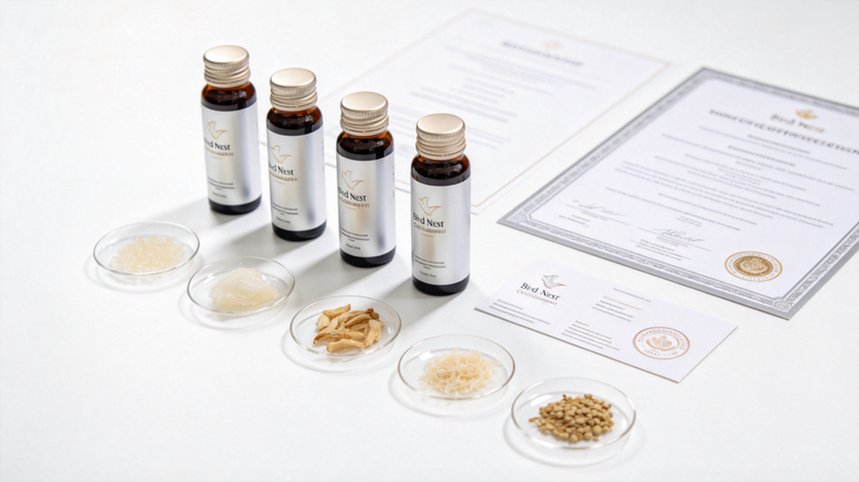 Últimos casos de empresas Como escolher um fabricante de bebida de colágeno Premium Bird Nest: certificações, testes e sinais de alerta