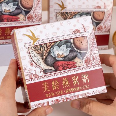 comprar Zeagrove Meiling Bird's Nest Porridge Baixa açúcar no sangue Grãos naturais são fáceis de absorver Fabricação em linha