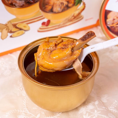 comprar Sopa instantânea para preguiçosos Sopa medicinal de ginseng deliciosa 5 minutos auto-aquecida e pronta para comer Sopa nutricional ultra baixa em purina Fabricação em linha