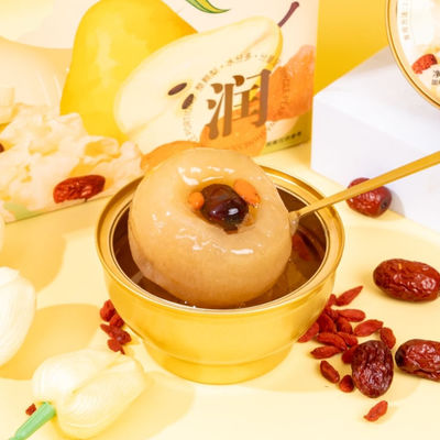 comprar Ninho de pássaro premium com neve Fungo de pera Super alimento natural sem aditivos Saúde da pele Aumento da imunidade Fabricação em linha
