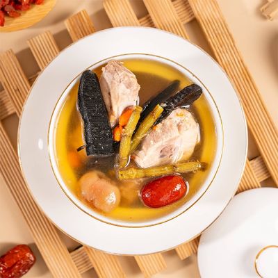 Bom preço Sopa medicinal chinesa instantânea Ganoderma Dendrobium Dragão 350g on-line