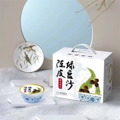 Bom preço Caixa-presente de sobremesa de feijão verde chinês. on-line