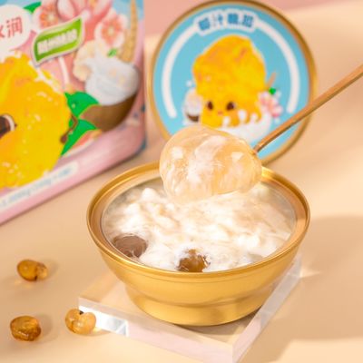 Bom preço Saco de coco goma de pêssego caixa de presente portátil para dar presente e pessoal doce e úmido on-line