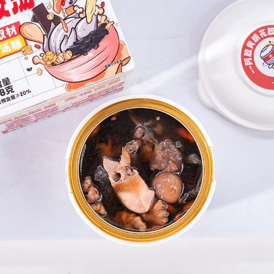 Bom preço Sopa de Frango ZeaGrove com Ejiao e Polygonatum Sibiricum Rhizome Nutrição da Pele 5 Minutos Sopa auto-aquecida on-line