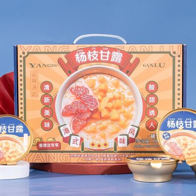 Bom preço Mango instantâneo Sago Pomelo Frutas tropicais Sago sobremesa Mango Sago sobremesa em lata Mango Sago com frutas frescas Zero aditivos on-line