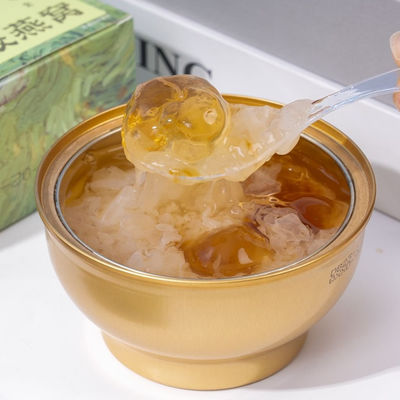 Bom preço Goma de pêssego Bebida de ninho de pássaro Suplementos nutricionais Baixa caloria Bebidas naturais de saúde Sem aditivos sobremesas nutritivas para mulheres on-line