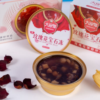 Bom preço Rose Herbal Jelly com Castanha de Água e Suco de Romã 168g Dessert Funcional à Base de Plantas Apoia a Radiância da Pele e Desintoxica Pronta para Comer Prateleira Estável Ideal para Beleza e Bem-Estar on-line