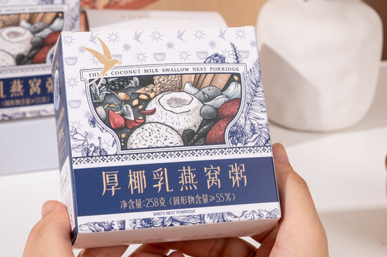 Bom preço 12 meses à temperatura ambiente Instant Nutritivo sabor de coco congee pronto para servir Opção de refeição saudável conveniente para a indústria de serviços alimentares on-line