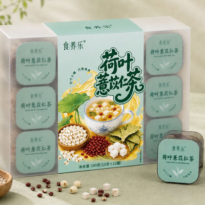 Bom preço OEM/ODM Private Label Weight Management Tea Coix Seed & Lotus Leaf Instant Herbal Blend on-line