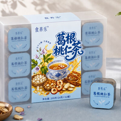 Bom preço FDA HALAL Circulation Support Tea  Kudzu & Peach Kernel Instant Herbal Blend on-line